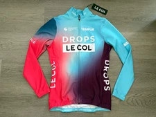 Le Col DROPS Team Women’s Pro Aqua Zero L/S Cycling Jersey - Size Medium - BNWT