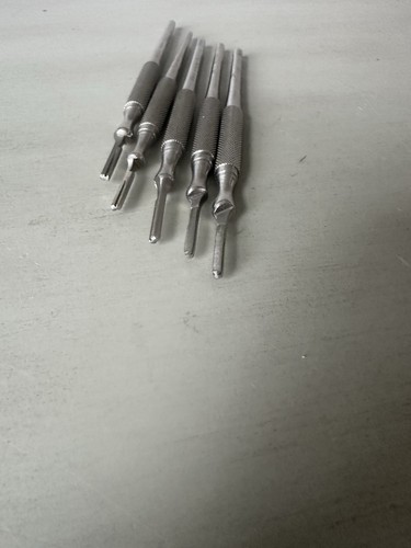 Sklar Scalpel Handles  06-2908 Germany Lot of 5 Handles Surgical Stainless Steel
