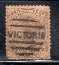 AUSTRALIA VICTORIA   AUSTALIAN STATES  STAMPS  USED   LOT 602AE