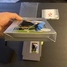 1992 Konami Nintendo NES Jack Nicklaus Golf Video Game Cartridge Boxed Complete