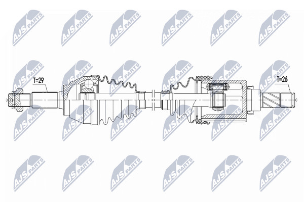 NTY Antriebswelle NPW-NS-098 FüR Nissan Juke F15 DIG-image