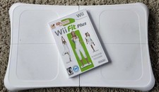Nintendo Wii Balance Board With Wii Fit Plus Video Game Tested RVL-021