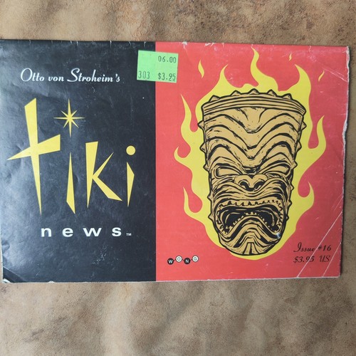 Tiki News Otto Von Stroheim #16 2000 David Wong Y2K San Francisco Vegas Grind