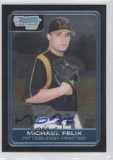 2006 Bowman Draft Chrome Draft Picks Michael Felix #DP89 Auto k0f