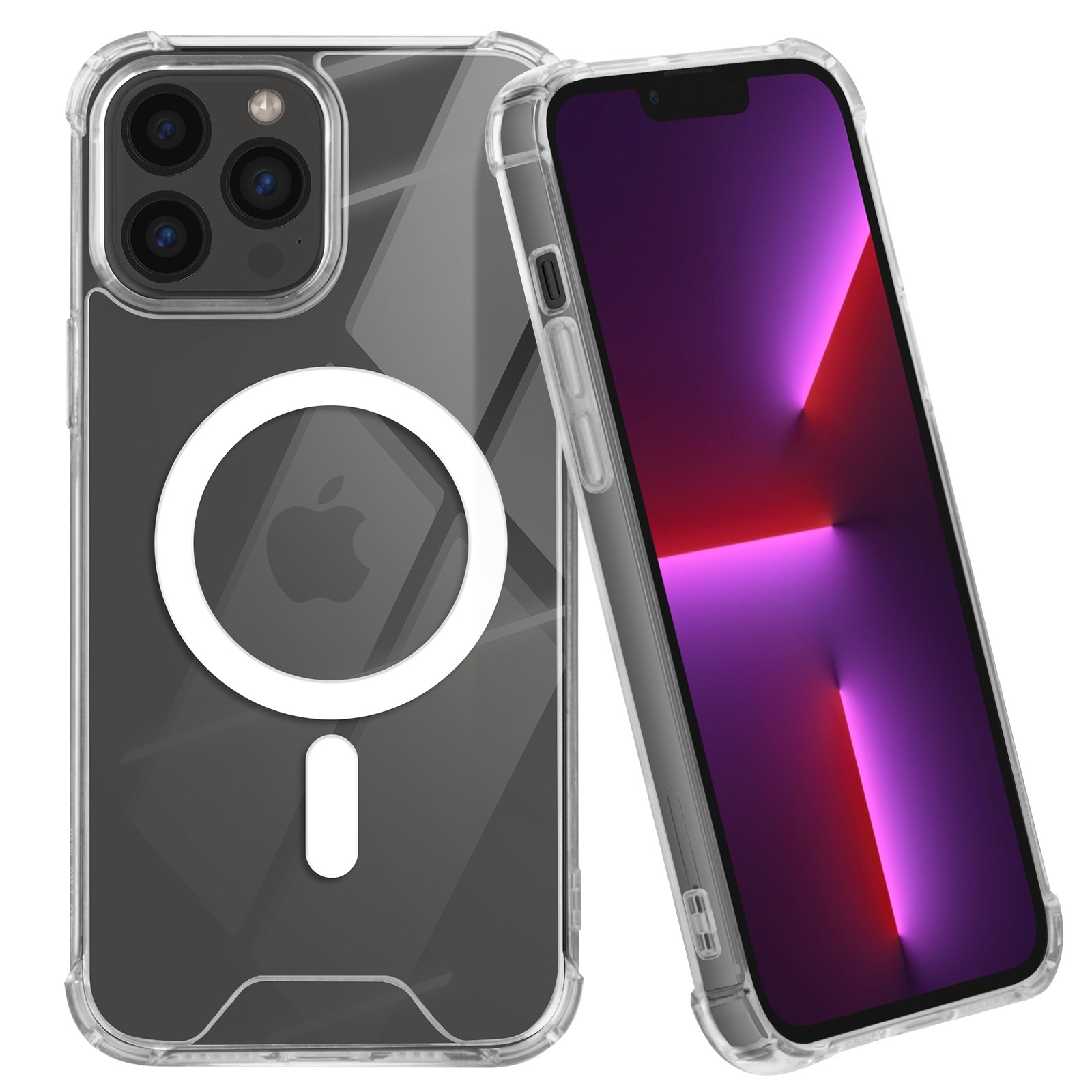 Coque iPhone 13 Pro Max antichoc en gel flexible avec protection d'angles intégrée