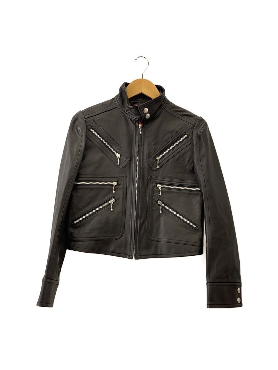 Vivienne Westwood Red Label Single Rider Jacket/3/Sheep Leather/Blk/Jd357-01-498