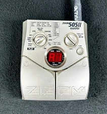 Zoom 505 II Guitar Multi-Effect Pedal Multi Function Tested No Power Supply