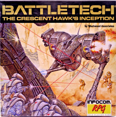 COMMODORE 64/128 -- BATTLETECH: THE CRESCENT HAW'S INCEPTION (INFOCOM - DISK)