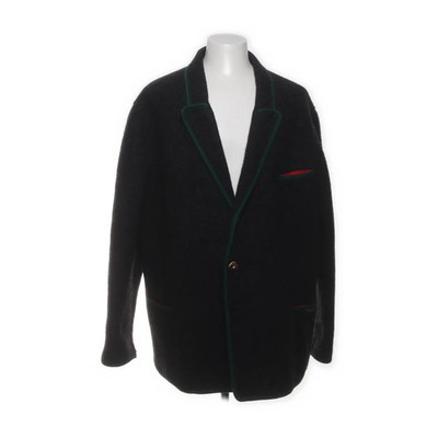 Giesswein, Blazer, Größe: 56, Grau/Grün, Wolle, Fischgräte, Tweed, Herren #hWM