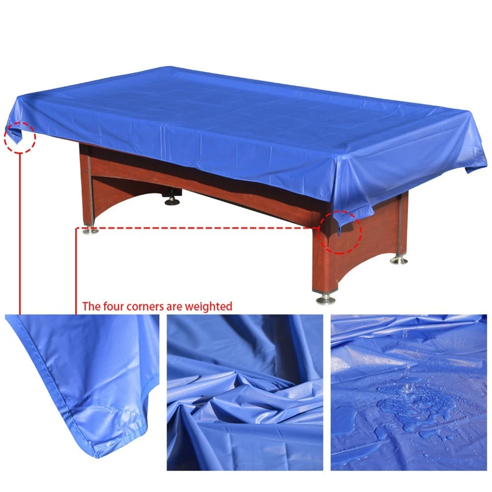Waterproof PVC Billiard Table Cover Perfect Fit for Snooker and Tennis - Image 4 of 4