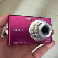 SONY Cyber-shot DSC-W550 Digital Camera 4x Optical Zoom with Accessories Pink