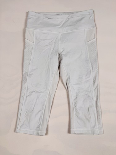 Lululemon Mind Over Miles Crop White Women’s 8 Retail $98