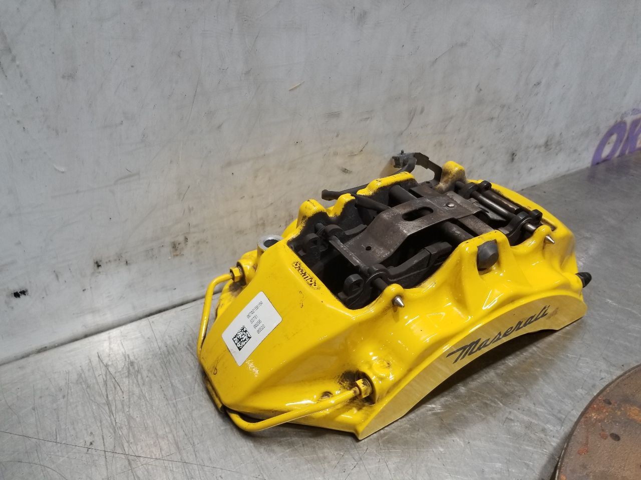 22 2022 MASERATI LEVANTE MODENA S BRAKE CALIPER WITH ROTOR FRONT LEFT DRIVER 