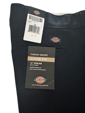 Dickies Navy Twill Work Cargo Shorts Size W44 Inseam 13"