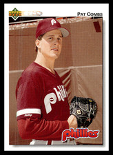 1992 Upper Deck Pat Combs #442 Philadelphia Phillies MLB Baseball Base Set