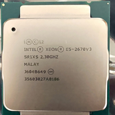Intel Xeon E5-2670 v3 12-Core 2.30GHz LGA2011-v3 30MB L3 SR1XS
