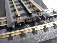 2 PACK MTH RealTrax Nickel Silver Rail 5.5" Straight Track Sections # 40-1012 