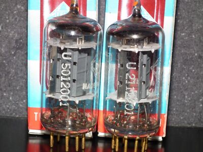 TELEFUNKEN 6211 ペア Platinum Matched Pair 6211 Telefunken ~ECC82 Tested NOS DB Gold