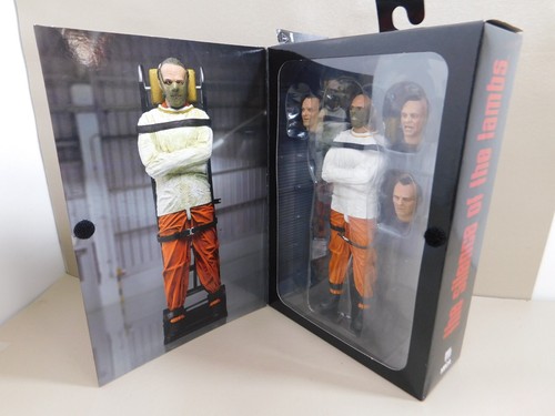 NECA Silence of the Lambs Masked Hannibal Lecter 7 in Actionfigur Neu LESEN