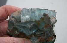 blaue Fluorit xx Kantenlänge ca.3cm , Hesselbach , Schwarzwald Mineralien