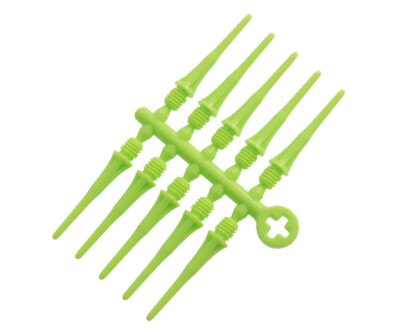 Cosmo Fit Point Plus 50 ct Soft Tip Points for Darts - 2ba - LIME GREEN