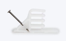 6 Pk 3M 2-in Plastic Cable Spacers Cable Staple (SI-1), 150 Pieces Total