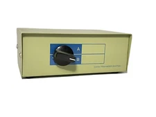 Vintage A B 2-Way Data Transfer Switch Box Keyboard  VGA