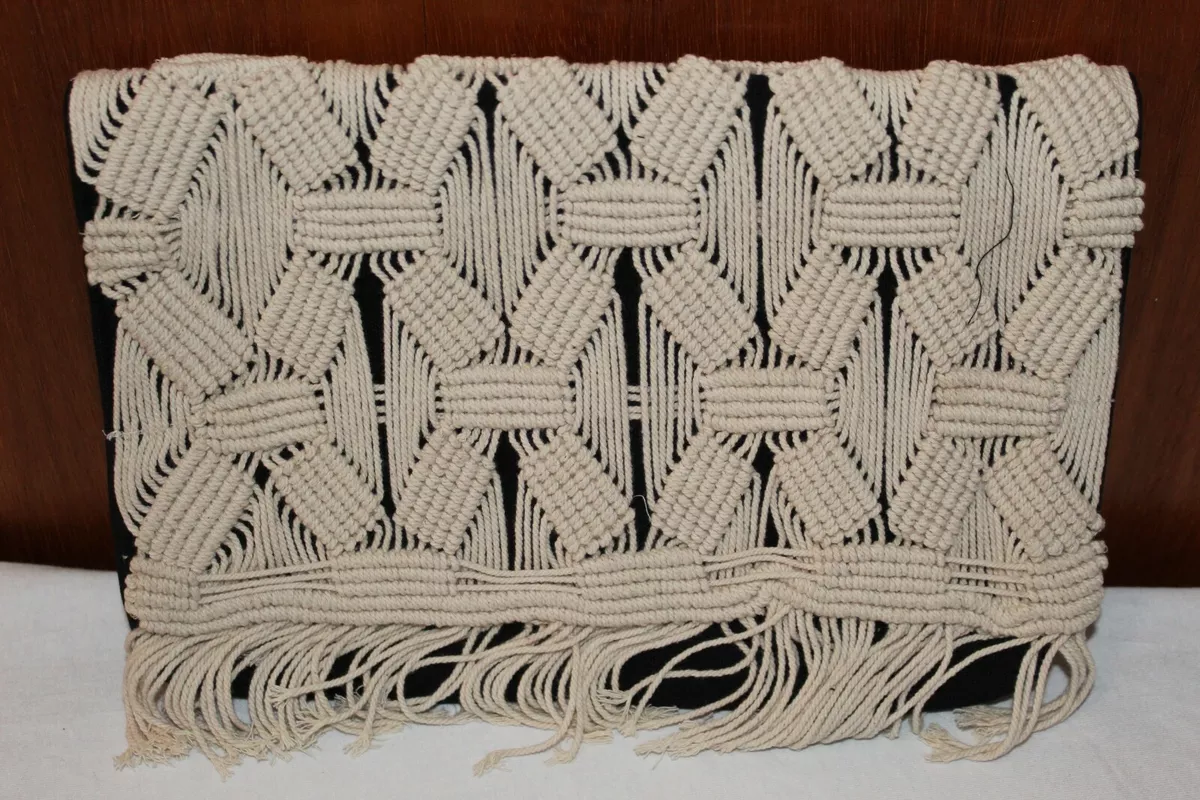 Macrame clutch online purse