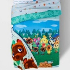 Animal Crossing Microfiber Twin Comforter, NEW