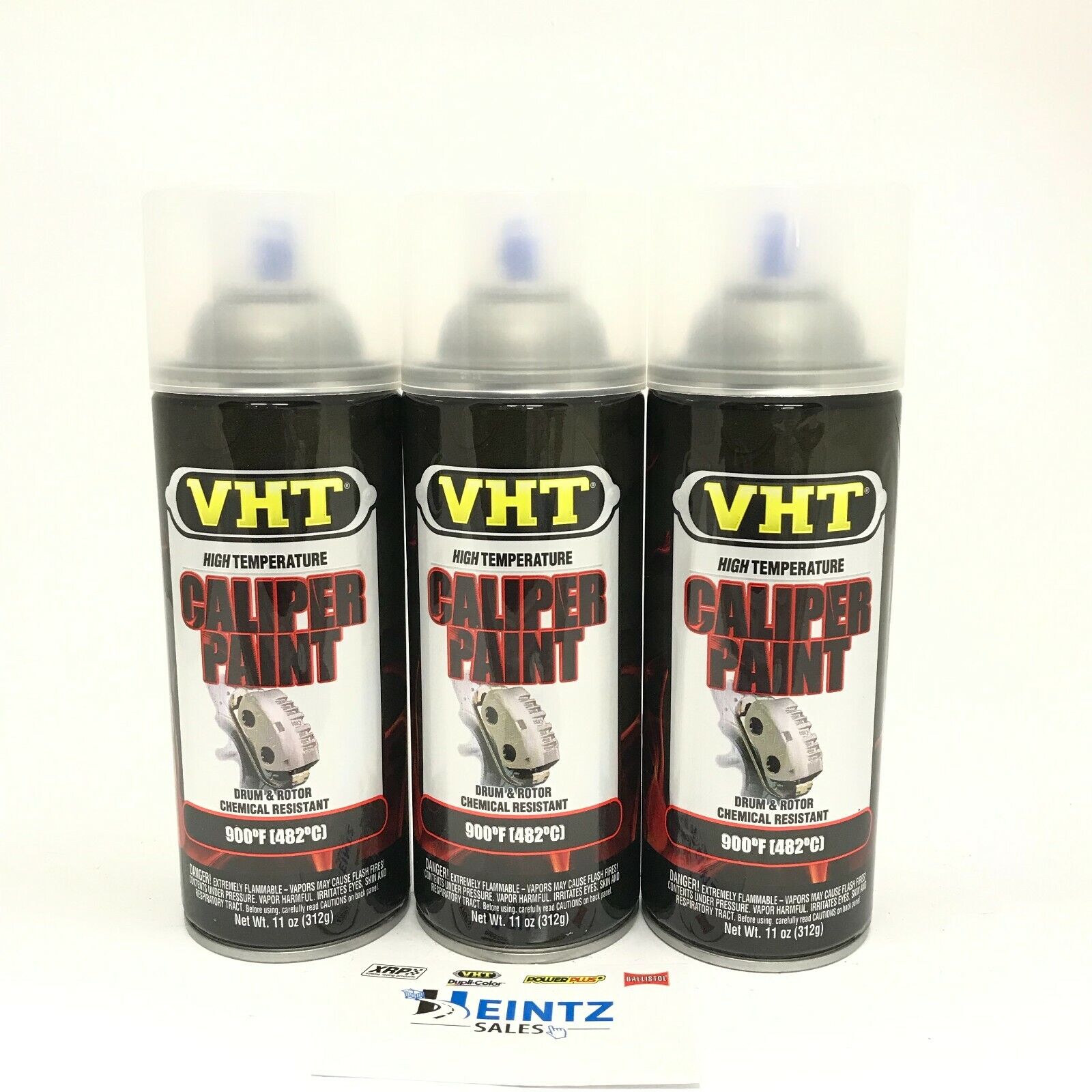VHT SP730-3 PACK GLOSS CLEAR Brake 11 High - Caliper Quality inspection Tulsa Mall Paint. Heat