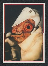 1983 Topps Panini Star Wars ROTJ Stickers #112 & 113 Admiral Ackbar