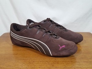 puma brown suede sneakers