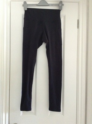 Damen-Yogahose hohe Taille Fitnessstudio Tasche Fitness Sport Laufen UK