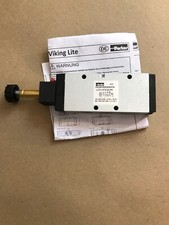 Parker Viking Lite Air Control Valve 1/4 NPT 5/2 SOL-SPR 10 BAR 145 PSI 