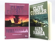 Lotto 2 Libri CLIVE CUSSLER Alta marea Walhalla Edizioni Tea Due Libro Romanzo