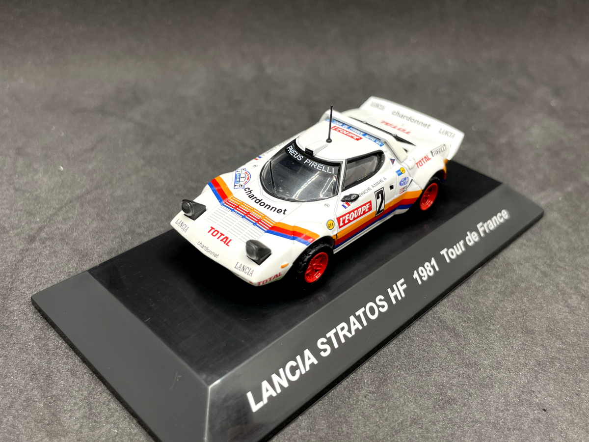 CM's 1/64 LANCIA STRATOS HF 1981 Tour de France #2 diecast model