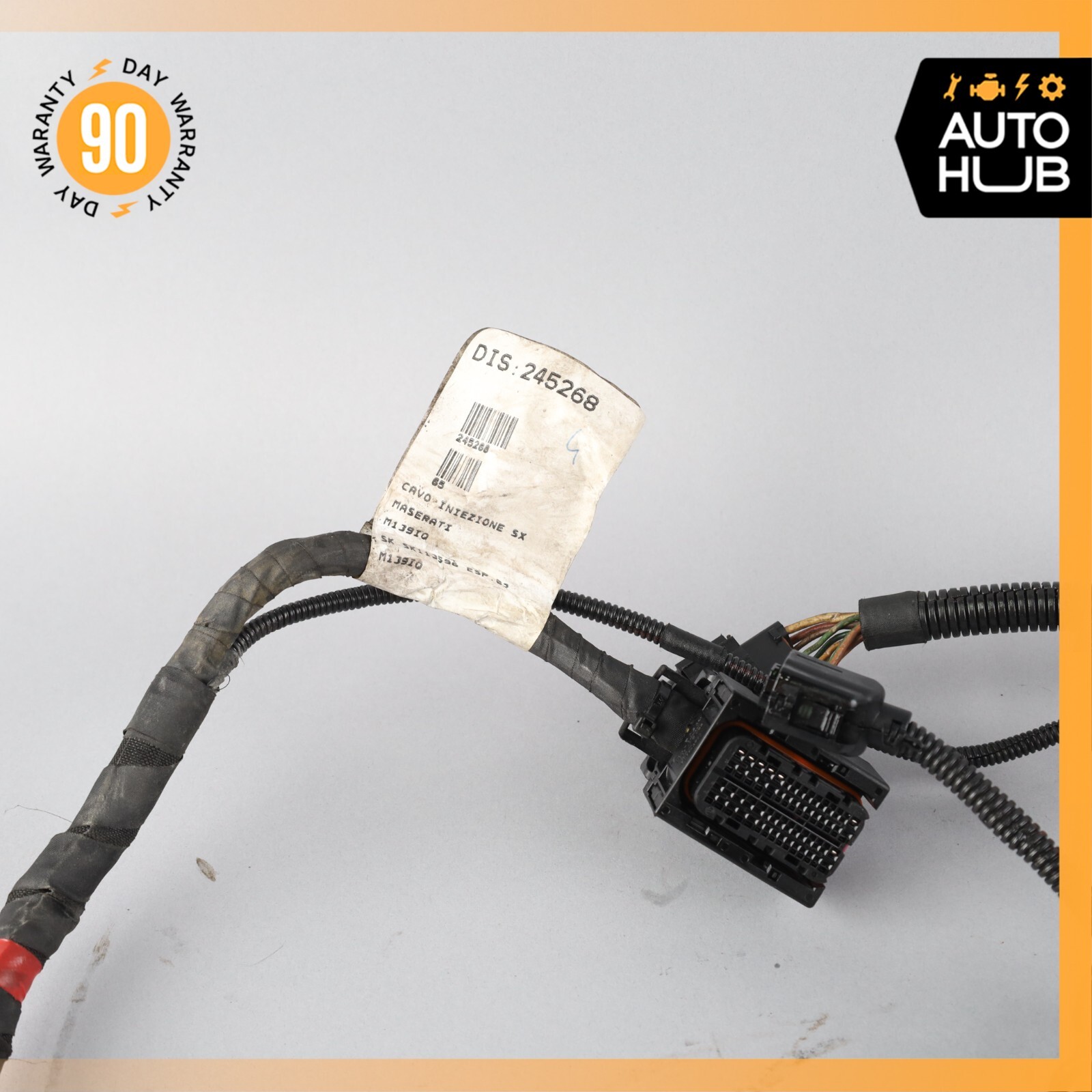 09-19 Maserati GranTuismo M145 Fuel Injector Injection Wiring Harness OEM 33k