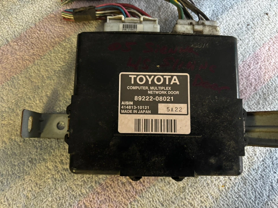 🚙 2004 - 2005 Toyota Sienna le xle 89222-08021 multiplex puerta corredera trasera izquierda Foto 2 de 4