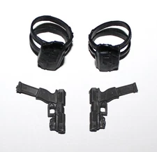 AGENT HELIX - Handgun Holster Lot - GIJOE CLASSIFIED SERIES 104 6" Scale 1/12