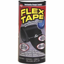 Flex Tape TFSBLKR0805 8 in x 5 ft Repair Tape - Black