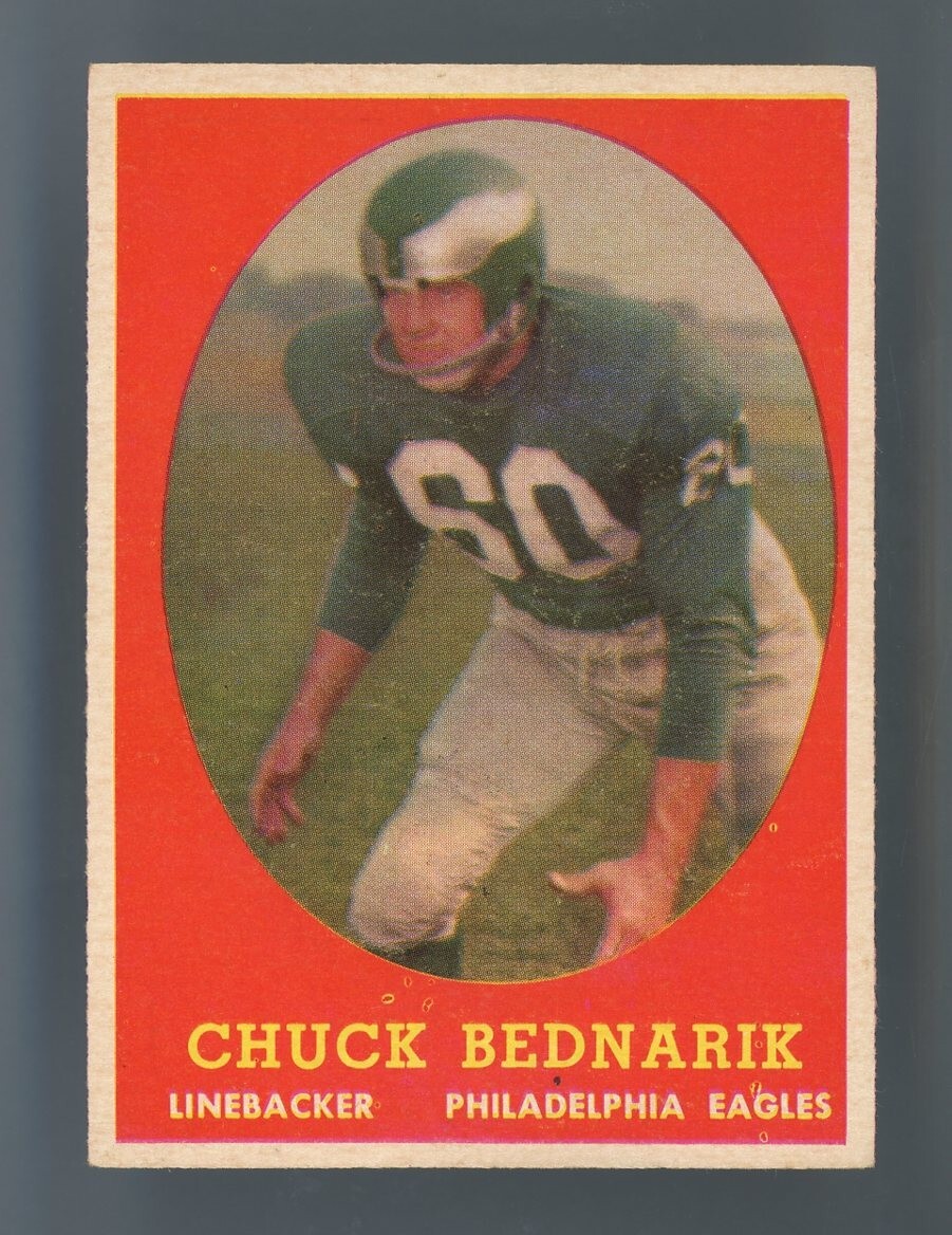 1958 Topps #35 Chuck Bednarik EXCL  **REMX*BB-6037**