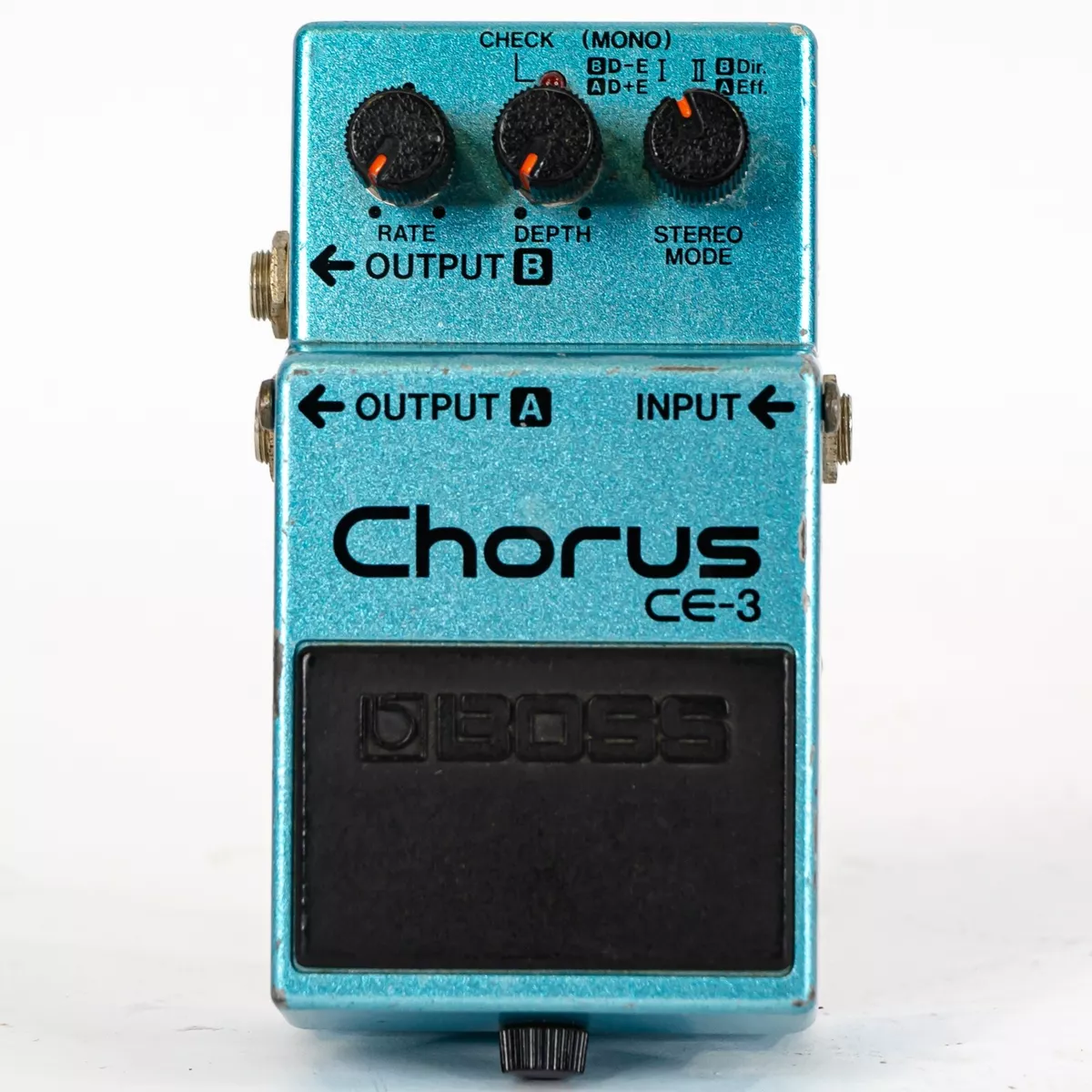 1988 Boss Chorus Ensemble Guitar Effect Pedal - Made In Japan - Black Label |