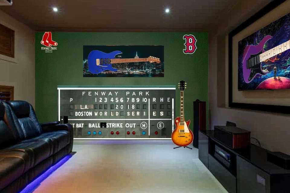 Fenway Park Scoreboard 24" x 58"  Removable World Series 2018 board - Image 4 of 4