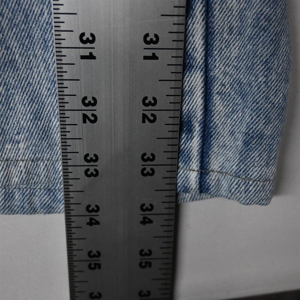 Vtg Sierra Ridge Wrangler 36x38 Bootcut Light Acid Washed USA Made Denim Jeans - Image 4 of 4