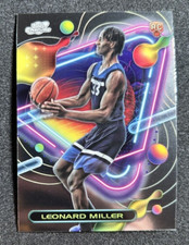 2024 Topps Cosmic Base Rookie RC Leonard Miller #180 Minnesota Timberwolves