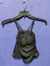 Size XS Nike Swim Womens Adjustable Crossback Tankini Bathing Suit NESS8266