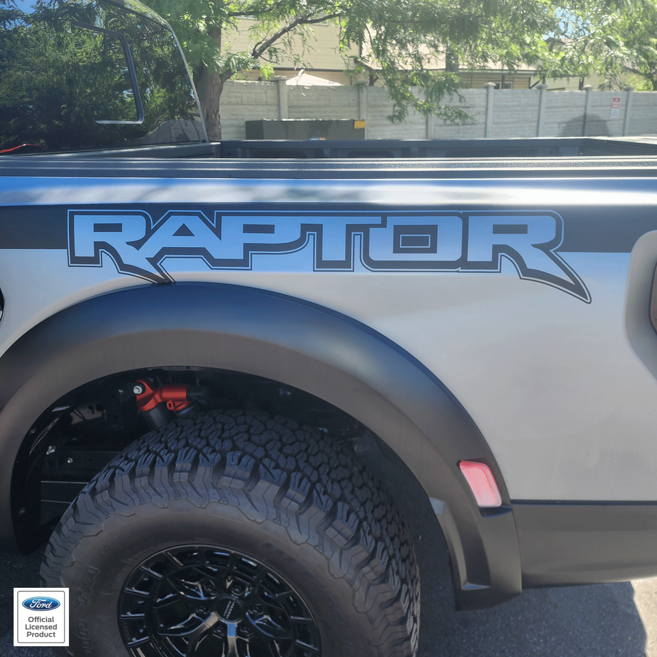 2021-2026 Ford Raptor Factory Style Bed Graphics Vinyl Decals Stickers ...