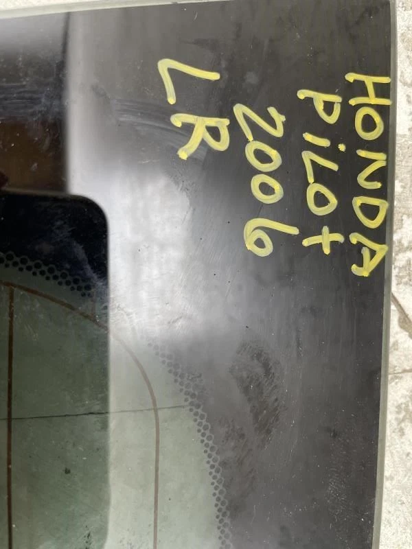 Honda Pilot Ex-L 2006 trasero izquierdo lado del conductor cuarto ventana puerta vidrio OEM  Foto 4 de 4