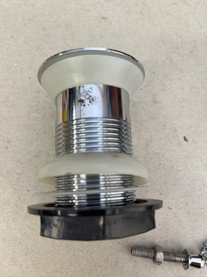 ASP Washbasin Slotted WSC Metal Plug - Chrome | eBay