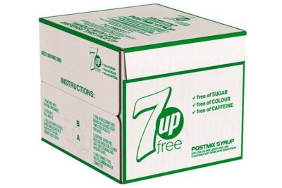 7ltr 7up Free Bag In Box (Post Mix) - Minimum 2 months date! | eBay UK